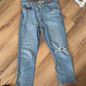Levi's wedgie straight jeans